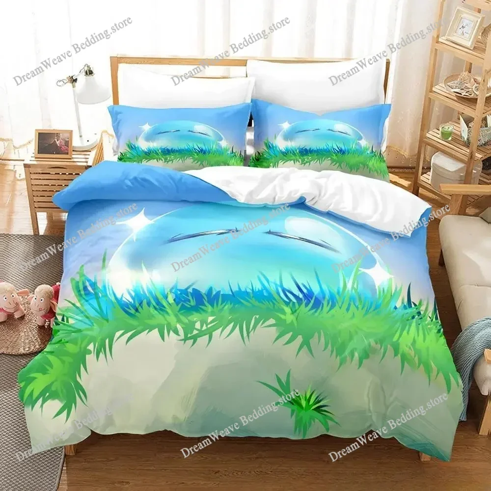 Bedding Decor That Time I Got Reincarnated As A Slime Bedding Set Single Twin Full Queen King Size Bed Set Adult Kid Bedroom Duv