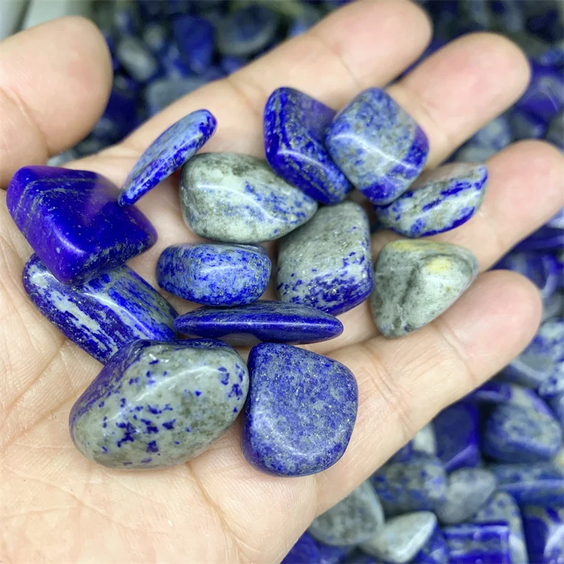 

500g Natural Round Lapis Lazuli Bulk Tumbled Stones Gravel Specimen Healing Crystals Minerals Gemstone Aquarium Home Decoration