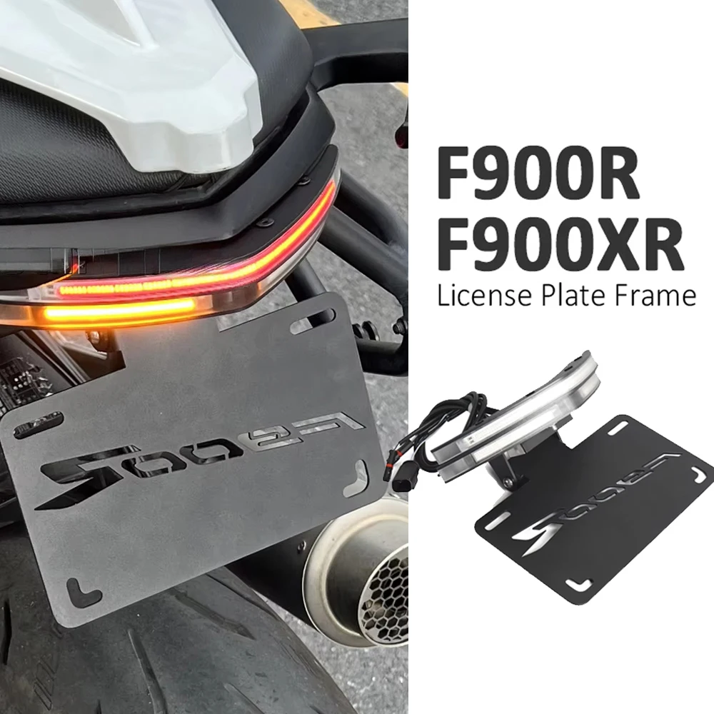 

LED Tail Tidy Fender Eliminator Motorcycle License Plate Holder Number Plate Light For BMW F900R F900XR F 900 R XR Turn Signal