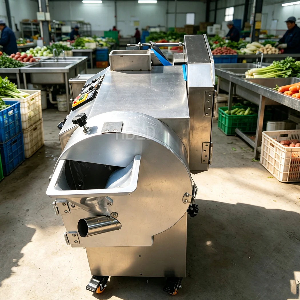 Commercial Veg Chopper Industrial Vegetable Shredder,2‑6mm Shredded Thickness,for Hotel Food Business
