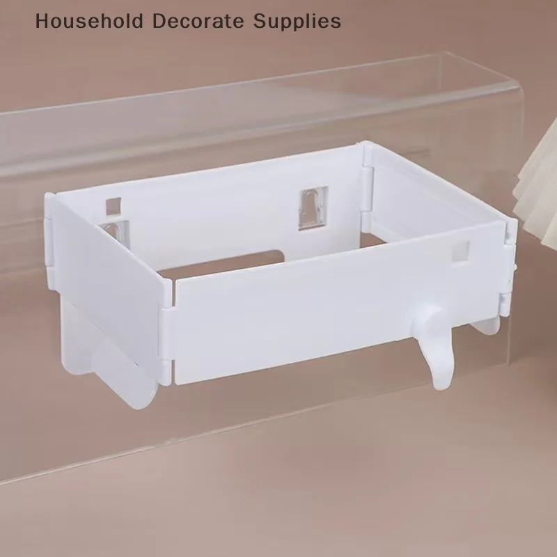 معلقة كيس قمامة حامل كيس النفايات قابل للطي رف معلق المنزل المطبخ الحمام المحمولة تخزين الرف