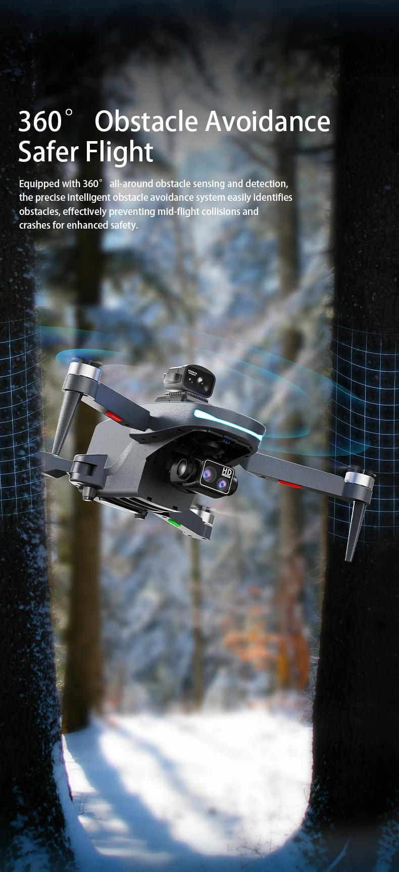 L200 PLUS Drone Battery 7.4V 3800mAh Drone Motor Arm Propeller USB Line Laser Obstacle Avoidance Parts L200 PLUS RC Dron Battery