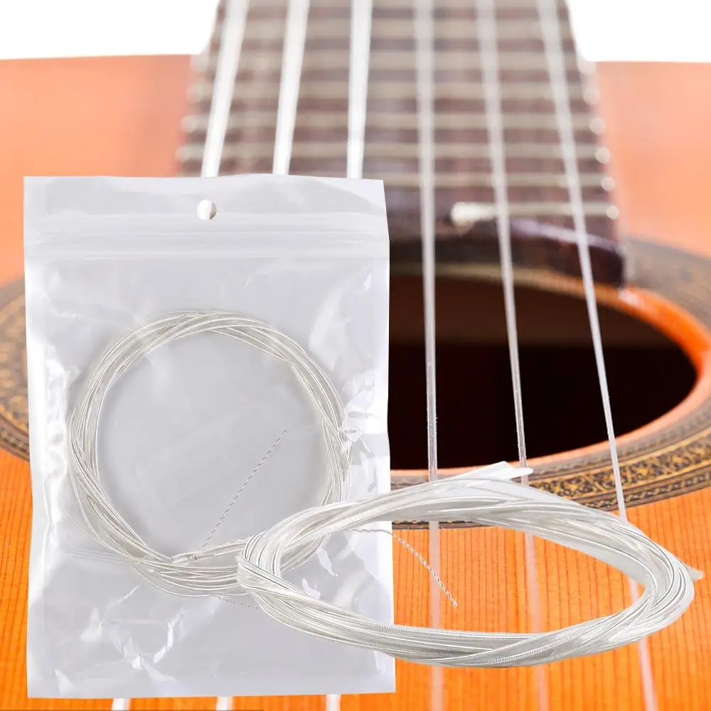 Playing Styles Nylon Guitar Strings Highquality Silver Classical Guitar Strings Clear Super Light Guitar Wire 6 Strings Guitar