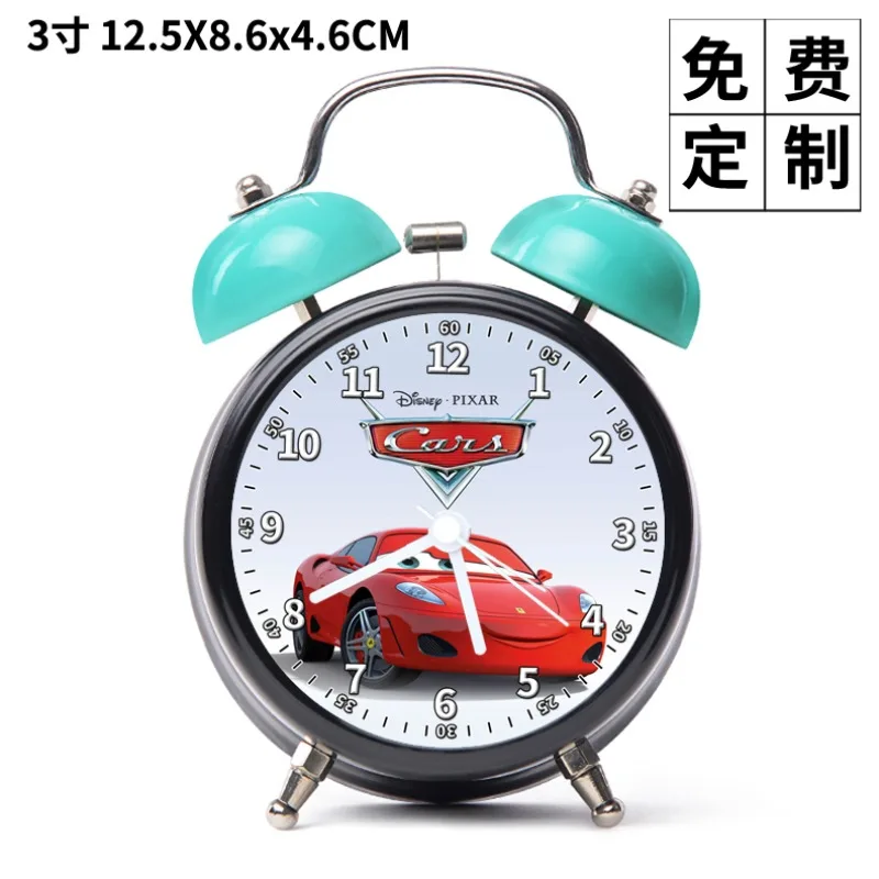 Disney Lightning McQueen voitures Animation dessin animé Mini réveil sonnerie garçon réveil personnalisé cadeau de vacances