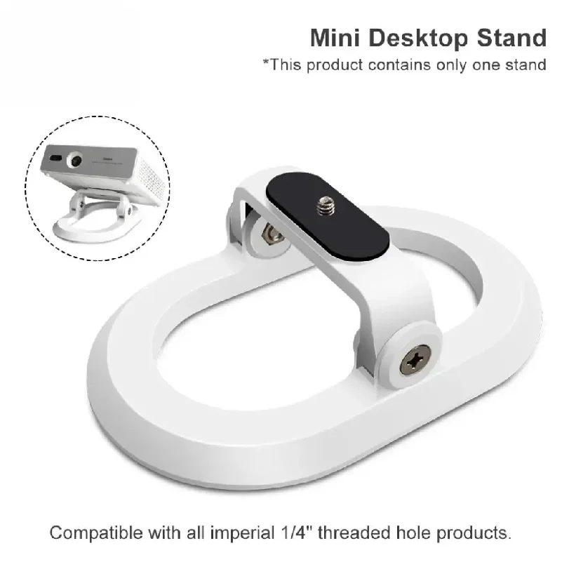 Mini desktop projector stand with 30 infinitely adjustable load-bearing capacity of 2.5Kg and anti slip silicone protection