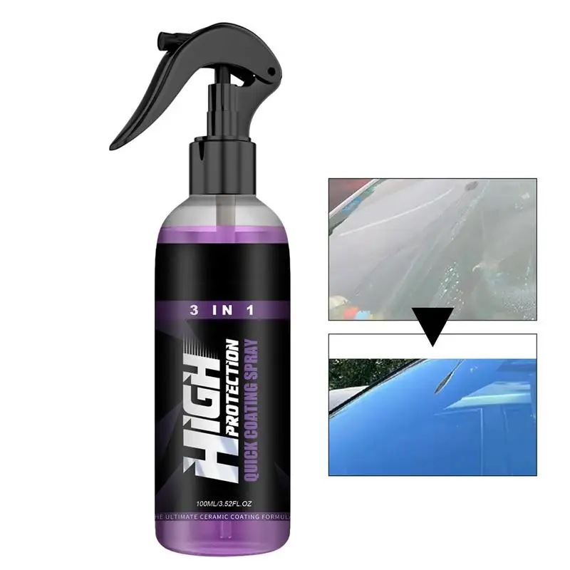 

Car Scratch Repair Spray 100ml Car Protective Sealant Universal Vehicles Coating Spray Gentle RVs Polishing Agent