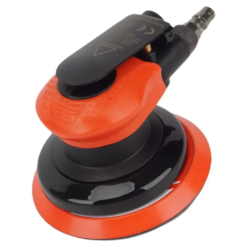 150mm Pneumatic Random Orbital Sander Air Polisher for Car Waxing Dry Sanding 125mm Disc Auto Body Repair Tool Kit Air