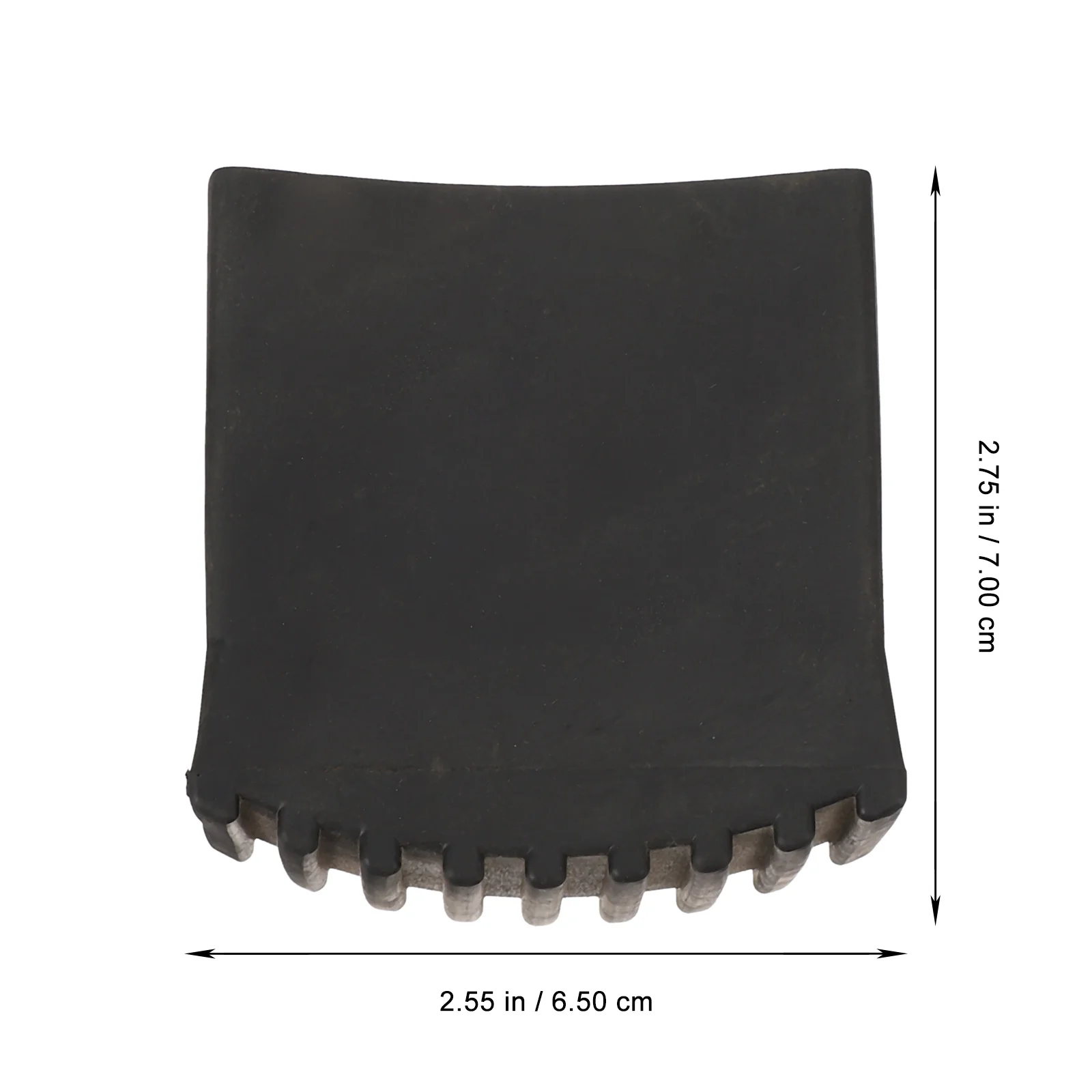 2 pezzi coprigambe antiscivolo protezione piedi in gomma nera per accessori scaletta domestica coprigambe scala strumento di costruzione