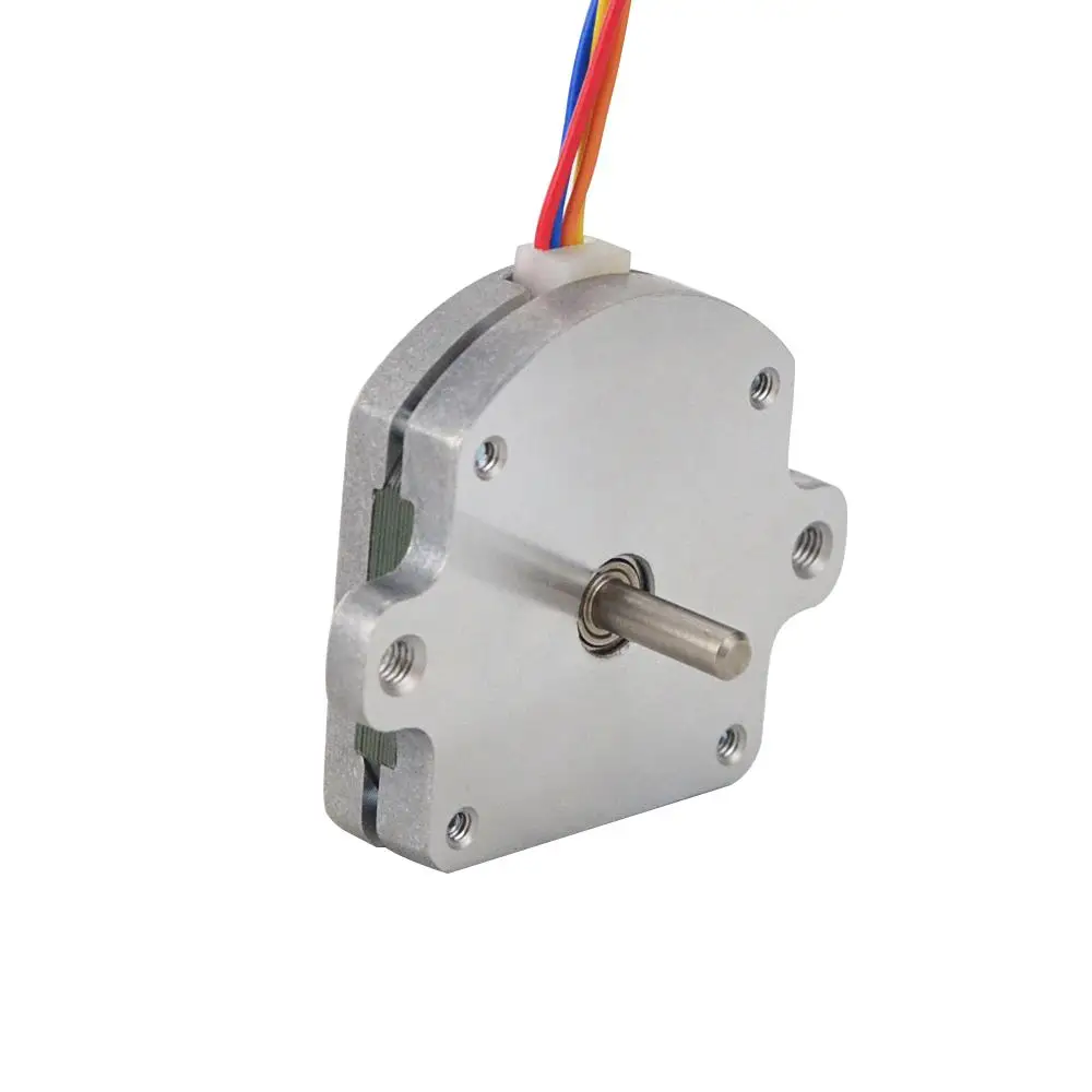 Pancake Motor Nema 11 Stepper Motor Bipolar 1.8deg 1Ncm 0.5A 28x28x9.5mm 4-lead Round Stepper Motor