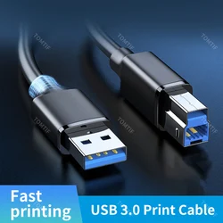 USB 3.0 kabel do drukarki usb 3.0 A do B USB3.0 przewód przedłużenie kabla drukarki do komputera Epson ZJiang etykieta drukarka, skaner kabel do drukarki