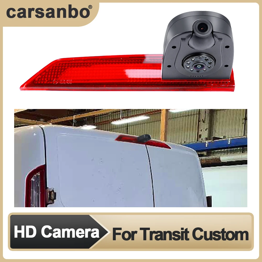 

Car Brake Light Rear View Camera HD Infrared Night Vision Backup Backup Camera for Ford Transit Custom 2012-2015 Dual Camera