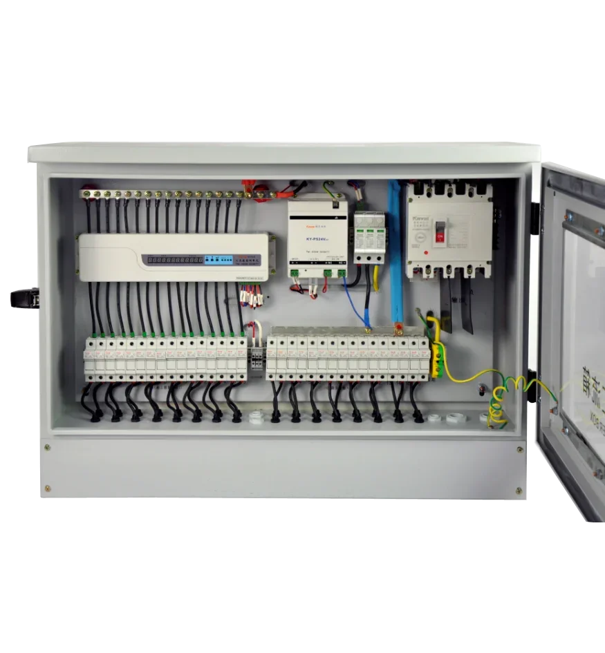 SPCC IP65 16 In 1 Out Solar DC PV Array Combiner Box