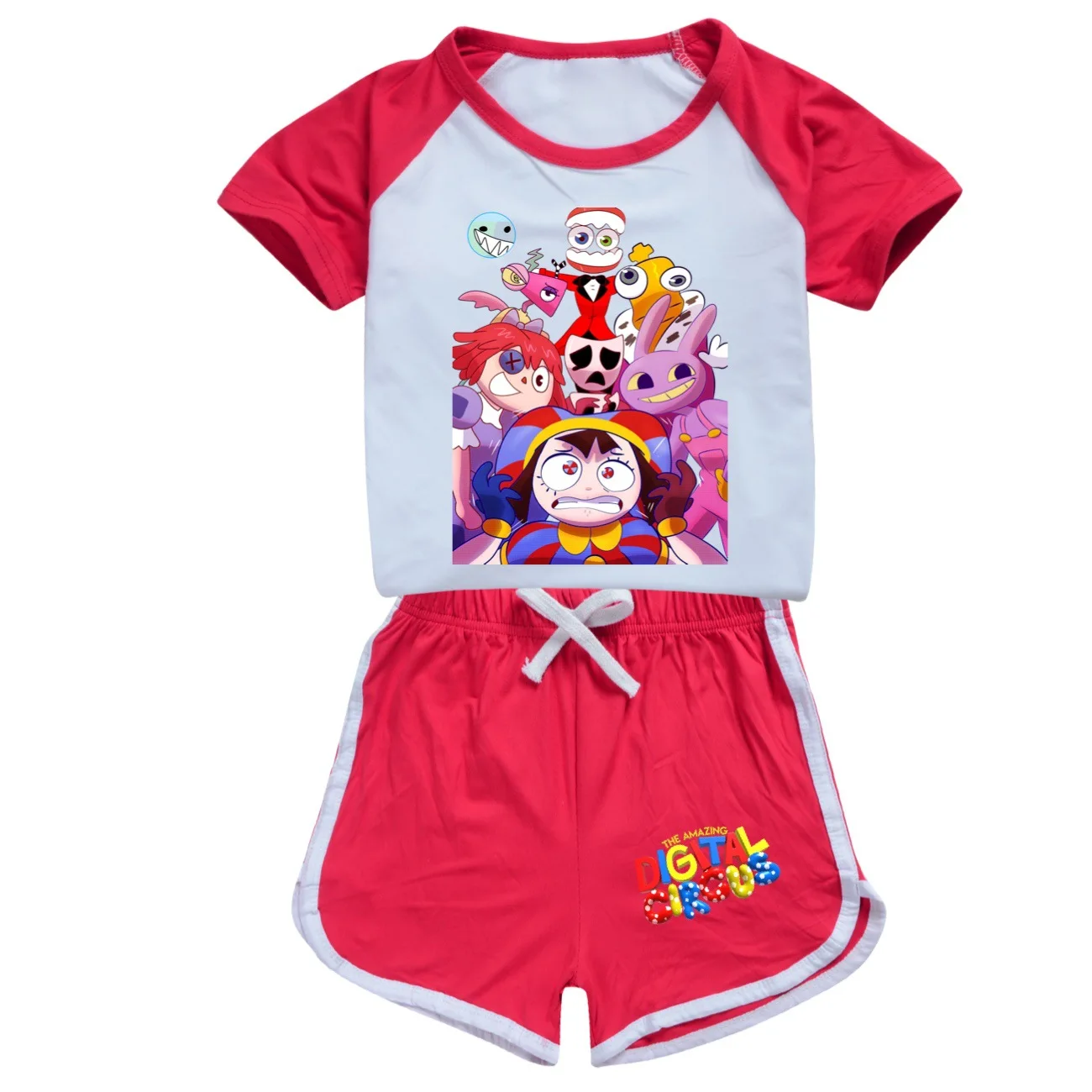 New Fashion The Amazing Digital Baby Clothes T-shirt Shorts Casual Sports Clothing Wholesale Baby Girl Tops Set Boys Tshirt 2896