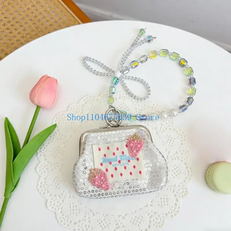 5asd Coin Purse Keyring Organiser Stylish Wallet Keychain Pendant For Key Small Items