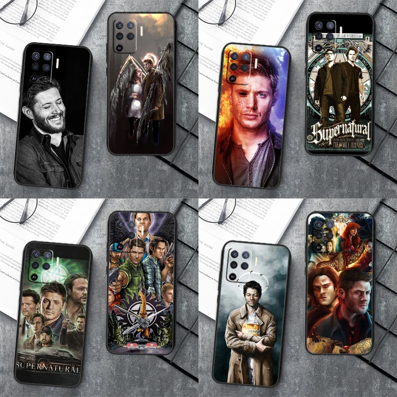 Supernatural TV Show Case For OPPO A17 A57 A77 A16 A76 A96 A52 A72 A91 A93 A5 A9 A15 A53S A54S A74 A94 A78 Cover