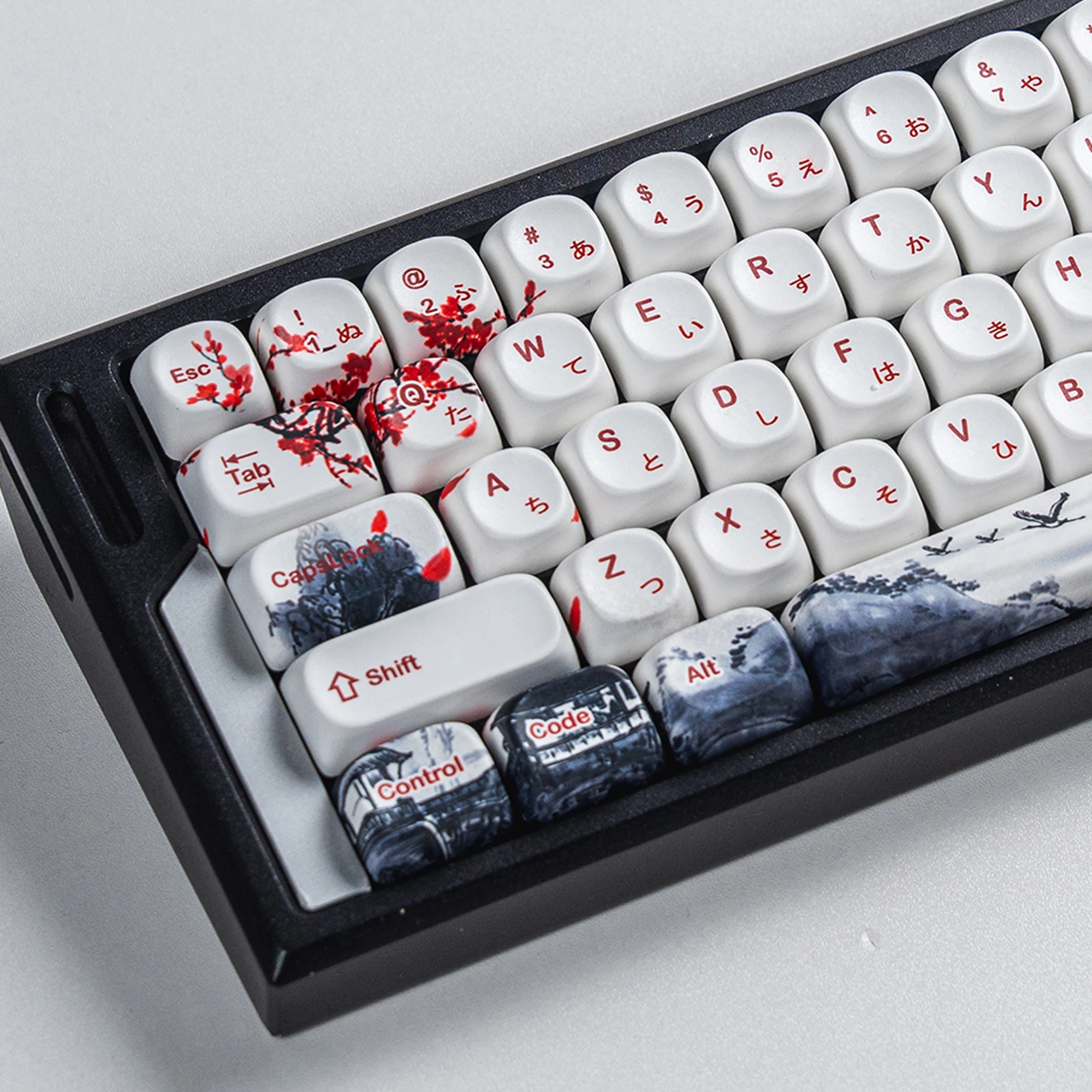 

130+ клавиш, профиль MOA, цвет Ink Plum, PBT, кастомные кейкапы с сублимационной печатью для механических клавиатур с переключателями Cherry Gateron MX