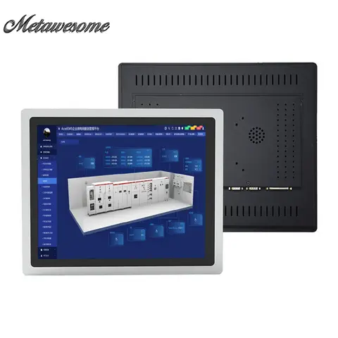 PC à panneau tactile tout-en-un avec processeur Core I5 4300U COM RS232 IP65, cadre étanche et anti-poussière, écran tactile capacitif, Mini PC