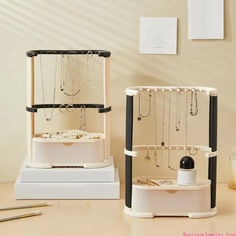 

E1PE Practical Jewelry Stand Modern Jewelry Organizers Holder Suitable for Both Use and Retail Store Display