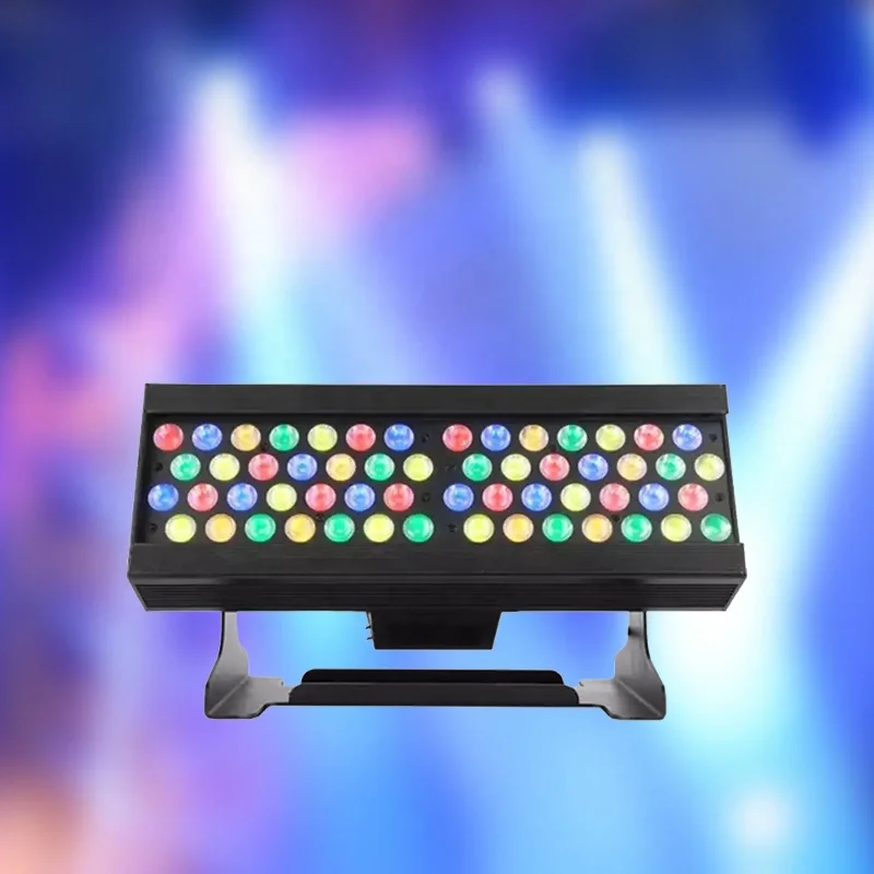 72W DMX512 RDM Wireless Zoom LED Wall Washer Party Disco Show DJ Stage Light for Building Facades Led Flood Light