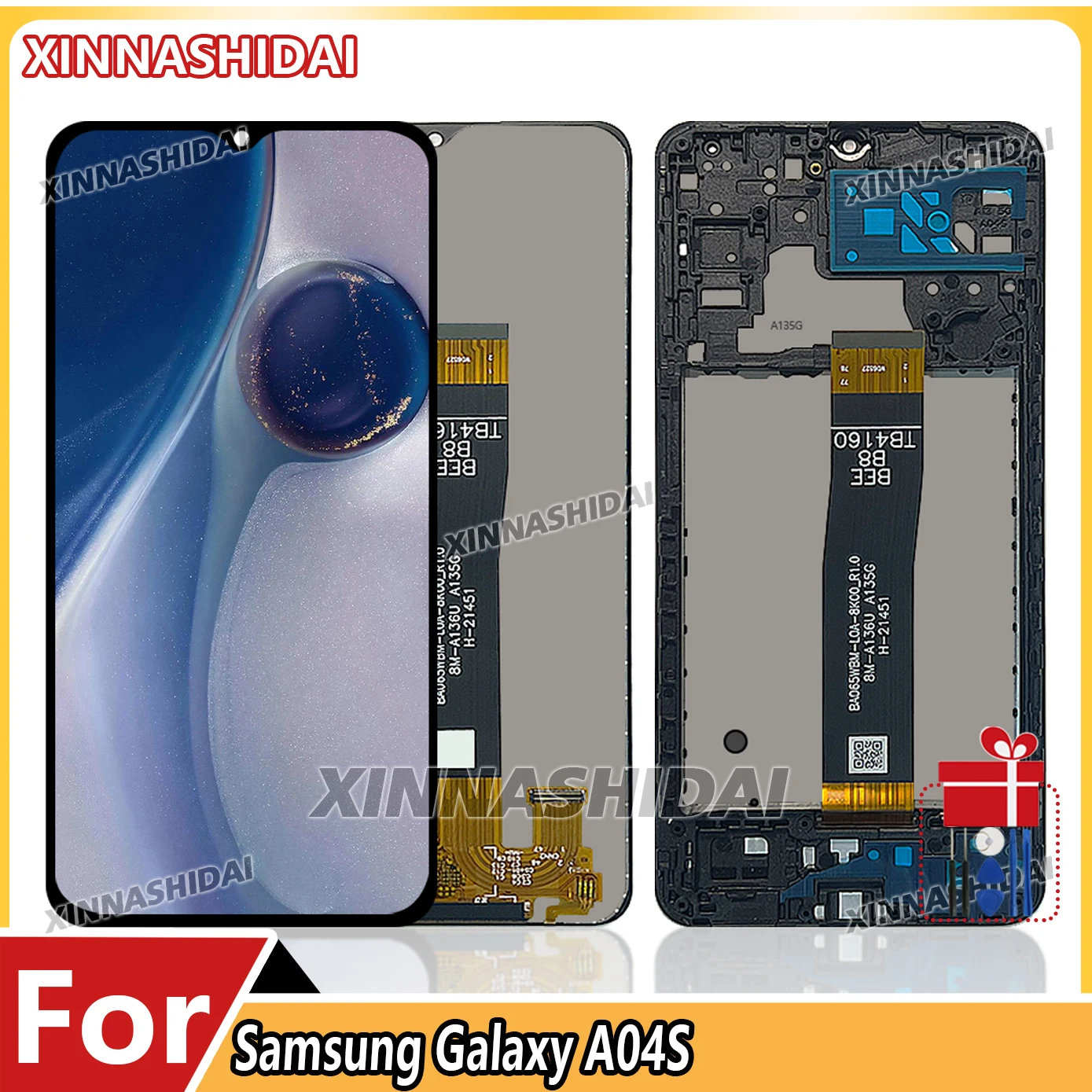 Neu für Samsung Galaxy A04S A047 LCD-Display Touchscreen-Panel Glas-Digitizer für Samsung A04S LCD A047M SM-A047F Ersatz