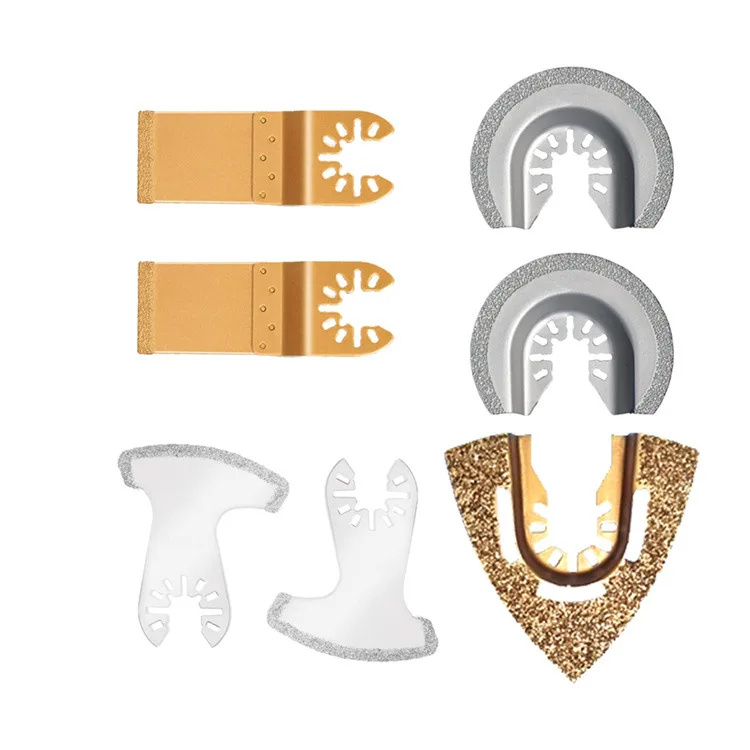 

Набор из 7 твердосплавных осциллирующих пильных полотен, насадки для мультитула, подходят для Bosch, Dewalt, Makita и большинства мультитулов