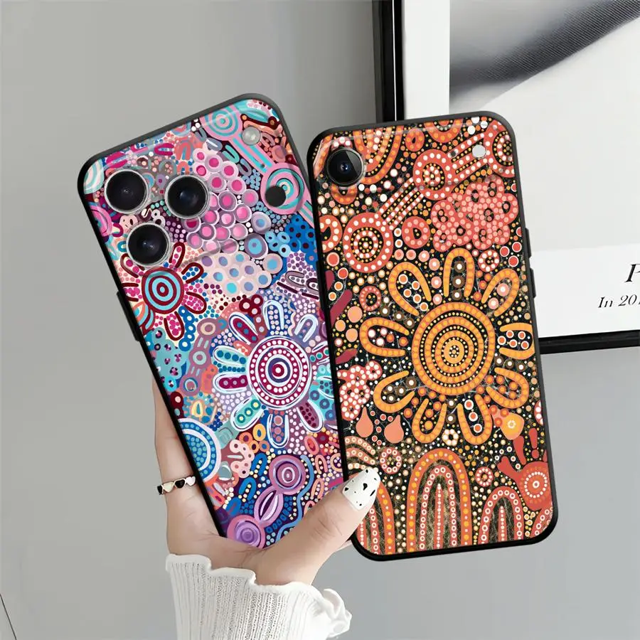 Creative Flowers Funda Phone Cover Case for Apple iPhone 17 Pro Max 11 13 Air 15 Pro 7 8 12 XR XS MAX 14 16 17e