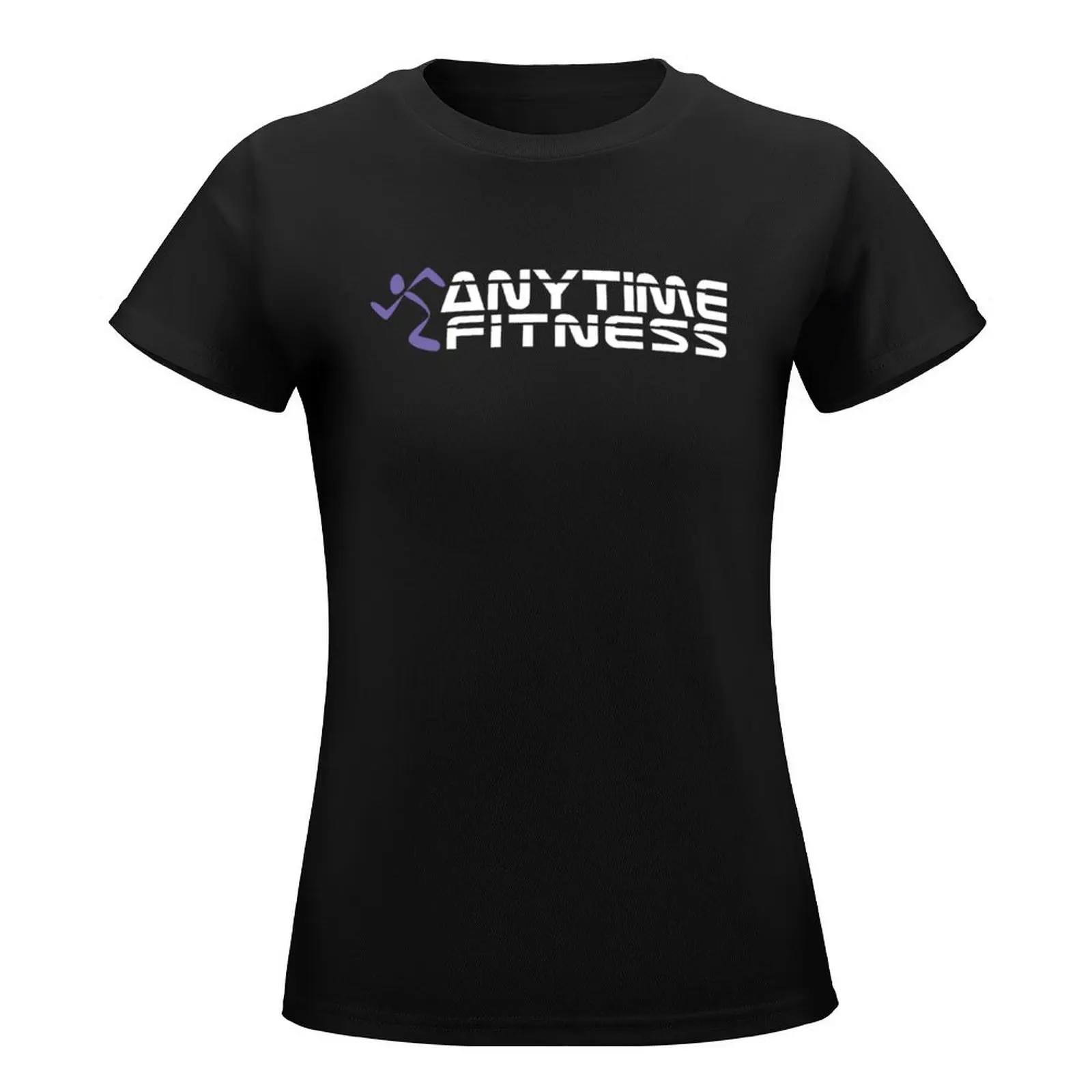 Anytime-Fitness T-Shirt graphics vintage sweat funnys tops Women