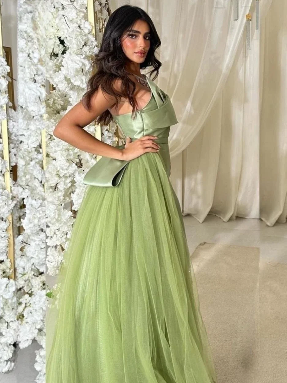 Oisslec vestido de baile moda um ombro bainha vestido de festa até o chão lantejoulas cetim franzido vestidos de noite formais плаokubе ж onderdelenе