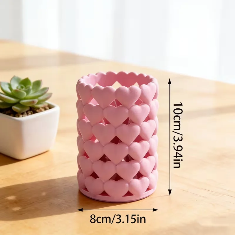 Modern Minimalist Solid Color Pen Holder Large Capacity Desktop Organizer for Home And Dorm Desk Tidying