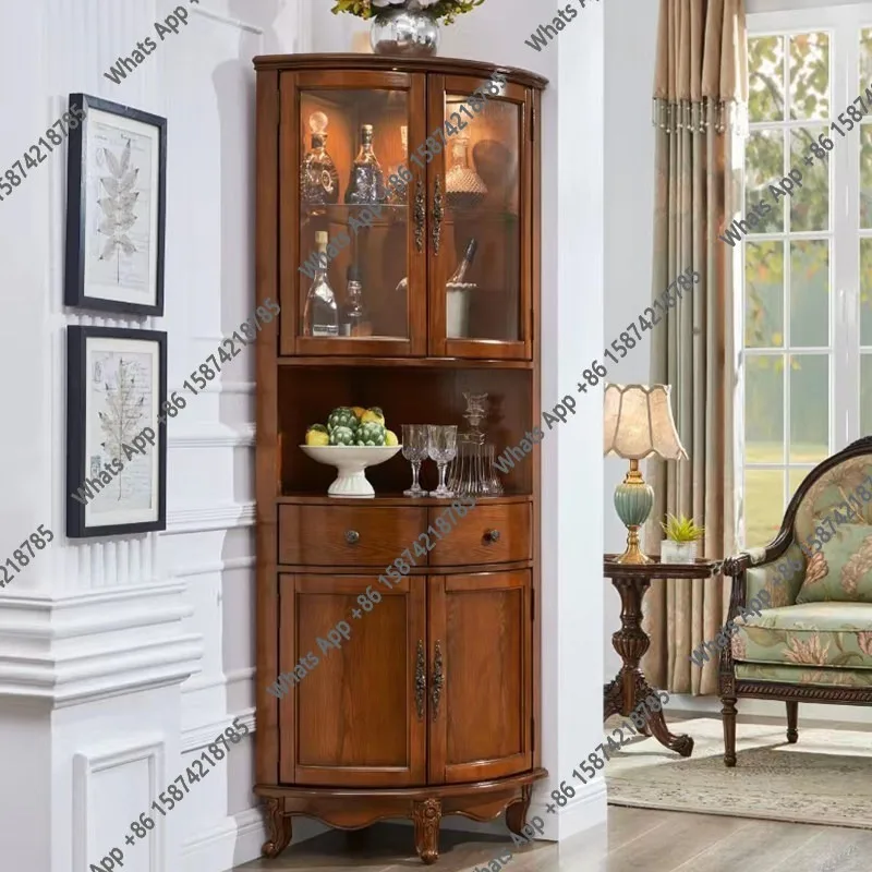 s New American Corner Wine Cabinet Living Room Dining Triangle Wine Cabinet Creative Wrought Bar Furniture Drankenkast