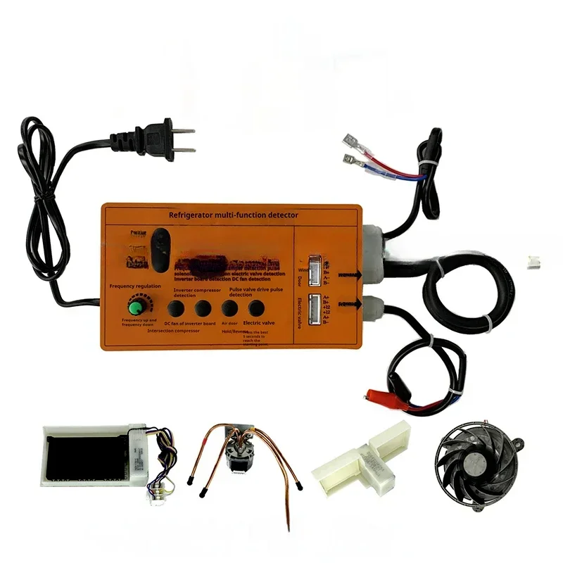 

Refrigerator Inverter Board Compressor Solenoid Valve Fan Air Door Electric Valve Tester Fault Tool English Version