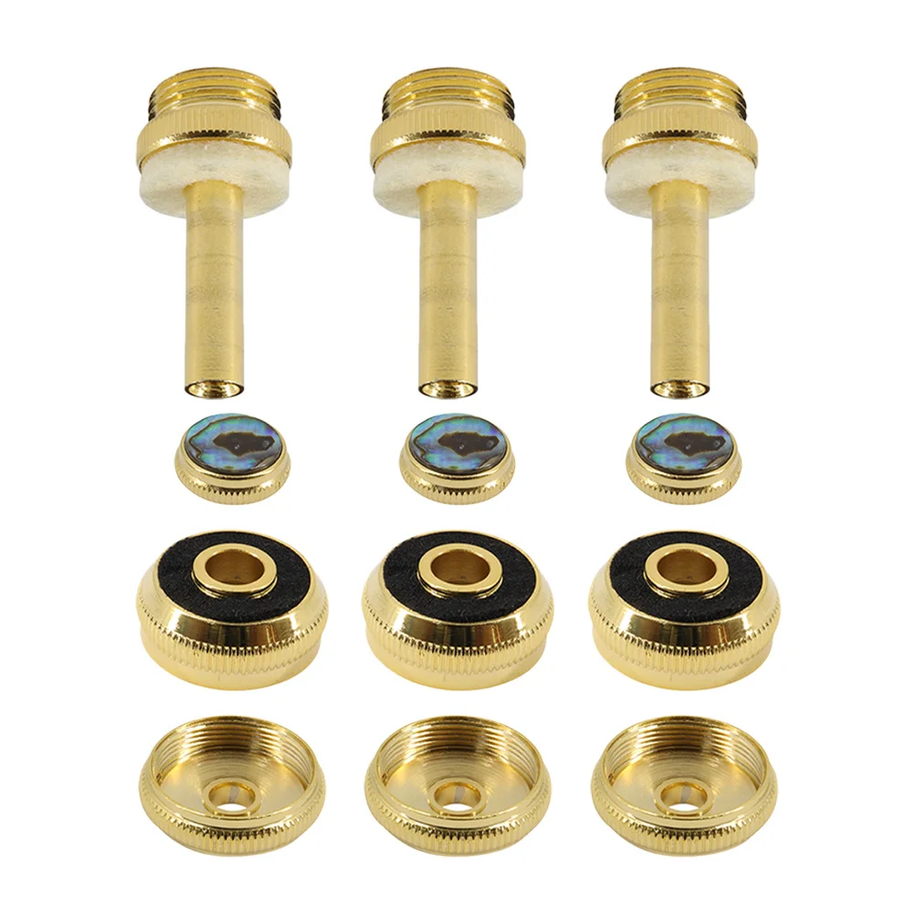 

1 set 1 Set Valve Finger Buttons Caps Rods Repair Kit Metal Replacement Parts For Trumpet Players Portable Trumpet Accessories
