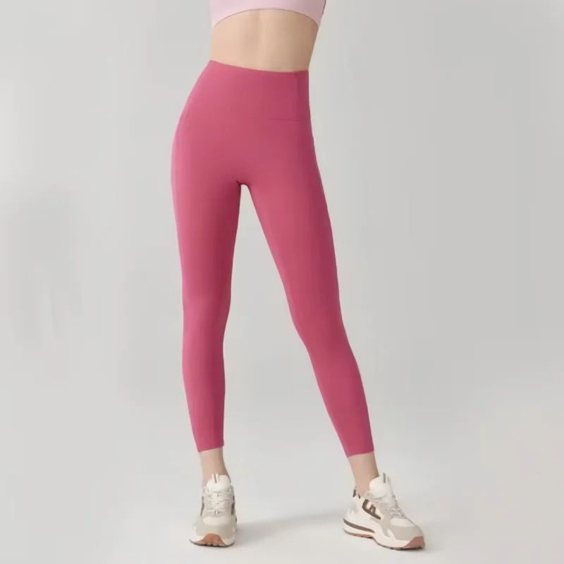 Yoga-Leggings mit hoher Taille und Taschen, Damen Scrunch Butt Lifting Bauchkontrolle Kompressions-Fitness-Strumpfhose – Detail 6