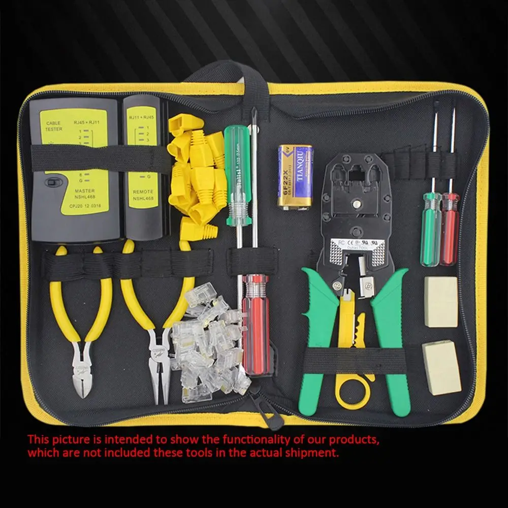 Soldering Iron Pouch Repair Tool Bag Water Proof Oxford Canvas Screwdriver Organizer Wear-resistant High Capacity