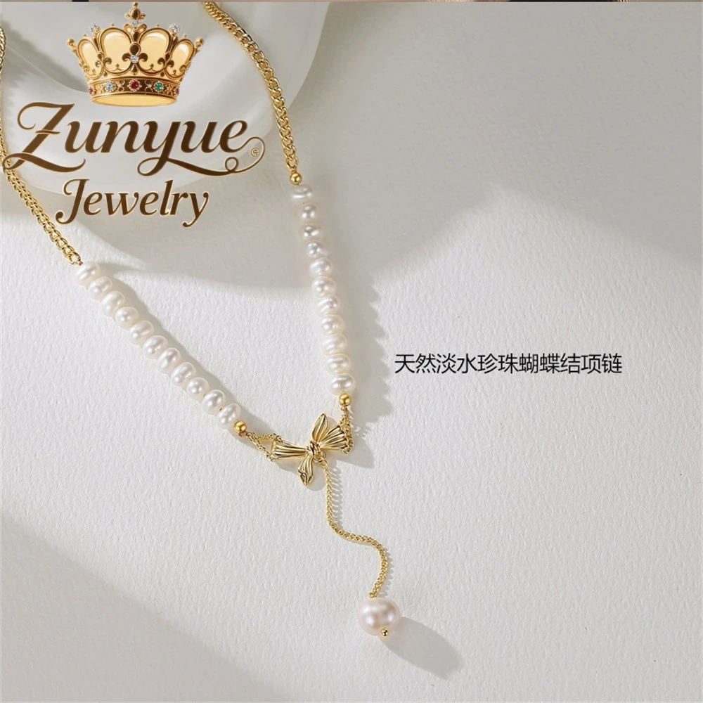 

Natural Pearl Necklace, A High-End And Versatile New Decorative Item Fashion Jewelry Exquisite Elegant Best Selling Best Selling