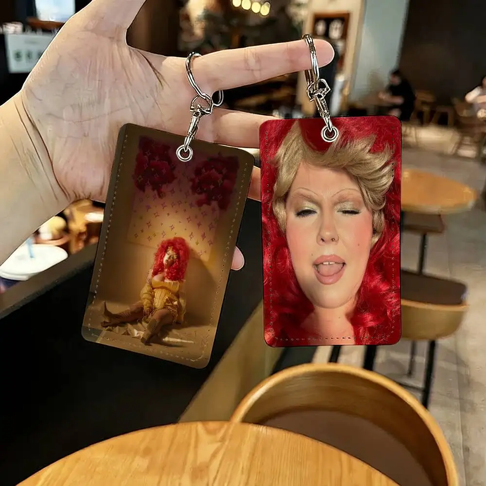 

Держатель для карт Singer Begonia для домашнего использования, защитный рукав для банковской кредитной карты, студенческий ID, брелок для ключей