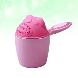 Delicate Effective Shampoo Cup Bath Spoon for Baby Taking Shower (Random Color) Baby Spoon Shower