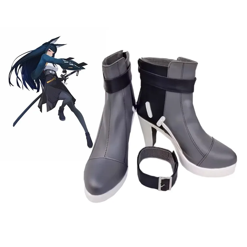 Anime Cosplay Sapatos e Botas para Mulheres e Homens, Zentai Miyabi, Zenless Zone Zero, Halloween Costume, Roupa de Carnaval, Party Prop