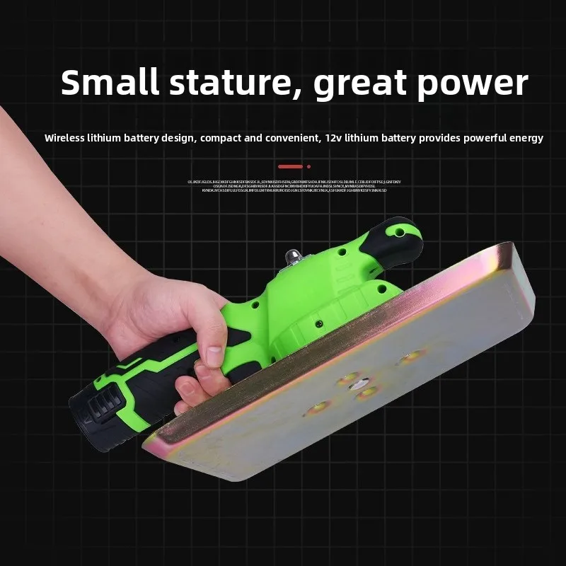 Cordless Brushless Handheld Concrete Polishing Machine, Mini Attached Flat Vibrator, Rechargeable Vibration Smoothing Machine