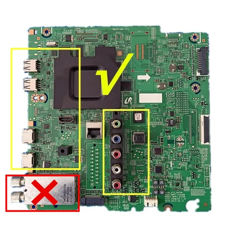 Dobry Test UN55F6350AF UE55F6500SS UE55F6320AW UN40F6400AF Płyta główna Płyta główna BN41-01958B BN94-06740B BN41-01958B Płyta główna