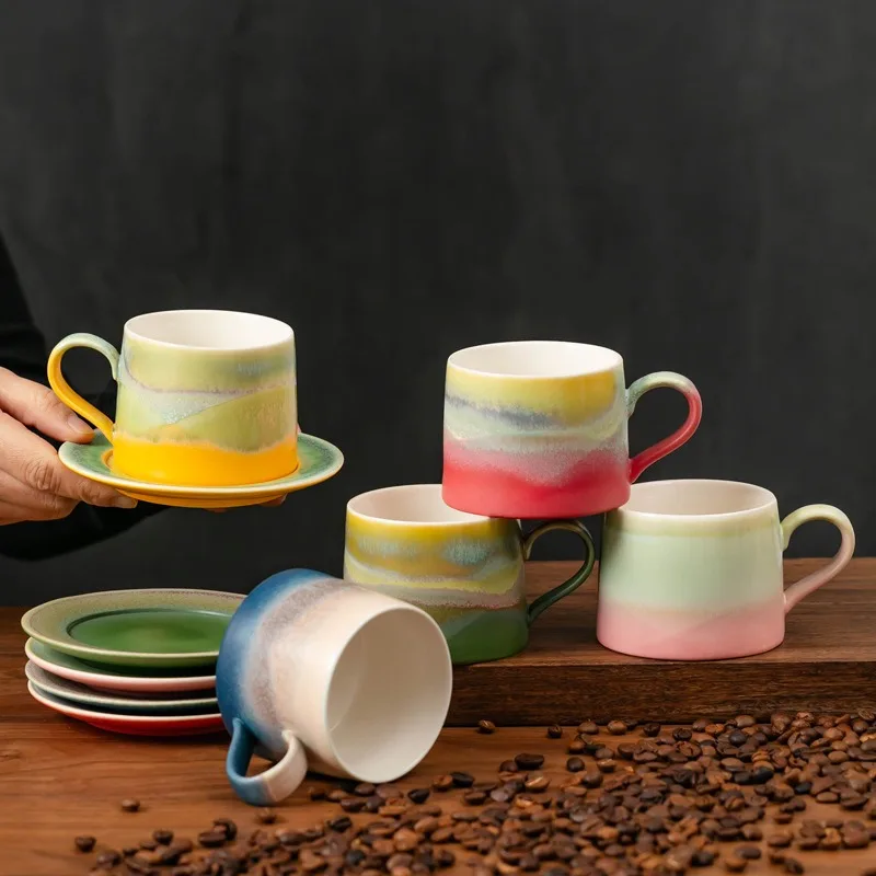Ceramic kiln transformed coffee cup, exquisite mug, water cup