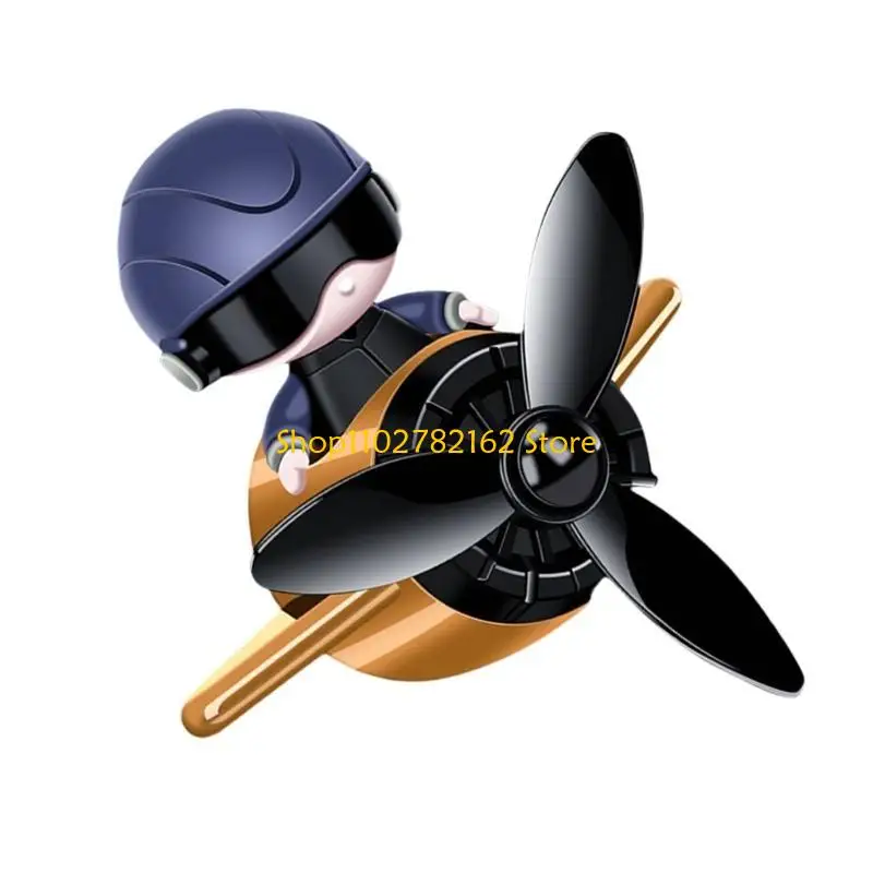

547B Car Interior Dashboard Decoration Ornament Scent Enhancer, Model With Active Propeller Vent Mounted Freshener
