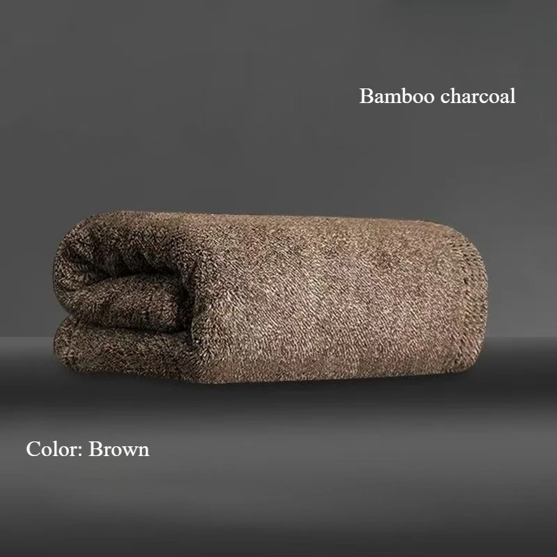 مجموعة مناشف مخططة من الخيزران سريعة الجفاف لتجربة الحمام الناعمة والامتصاص، مجموعة مناشف الحمام أو منشفة اليد #6