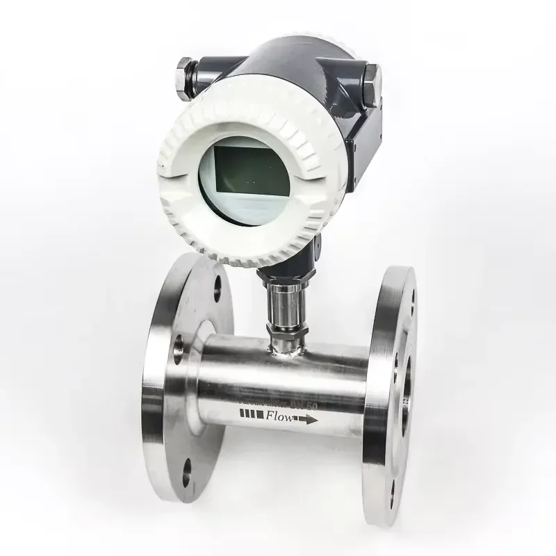 Digital Turbine Steam Flow Meter for Water & Oil with 4-20mA Pulse Output Accuracy 0.5% DN25-DN100 SS304/316