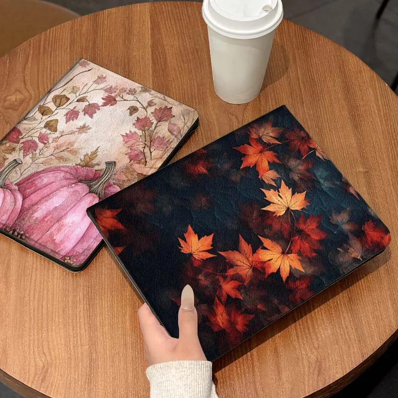 

Autumn Maple Leaf Pattern Gift Tablet Case For Lenovo Xiaoxin Legion Pad Tab Pro GT Y700 Gen4 2 11 P11 M10 K10 3rd Plus Gen