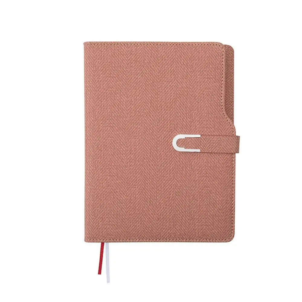 200 ページ A5 メモ帳 U 字型磁気バックル厚紙学生ノートブック耐摩耗性 PU レザーカバー日記