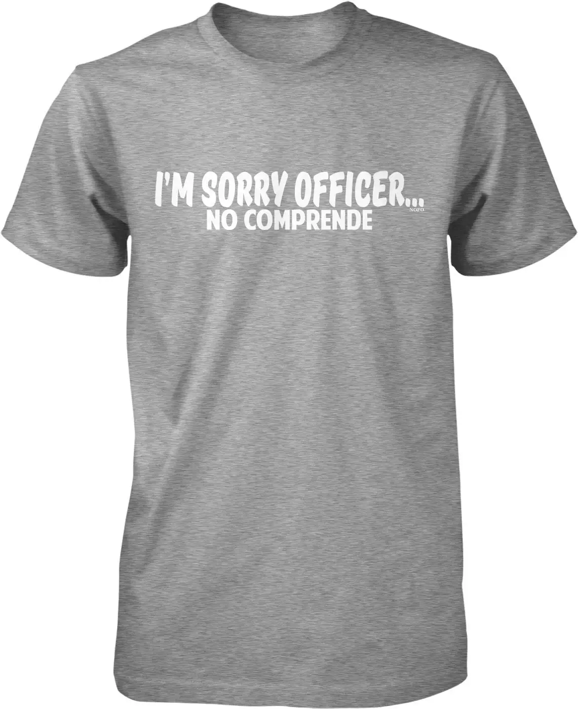 Ik ben Sorry Officer no comprende Heren T-shirt HOOD_00547