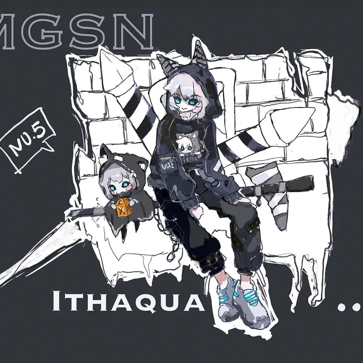 Anime Game Identity Ⅴ Ithaqua Theme Costume Cosplay Cute Short Hoodie Women Men Student Autumn Winter Coat Hooded Sweatshirt