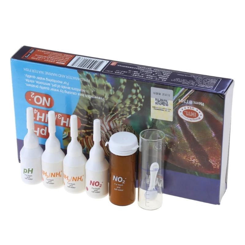 Aquarium Test Kits Testing Solution for Freshwater Saltwater Fish TanksPond