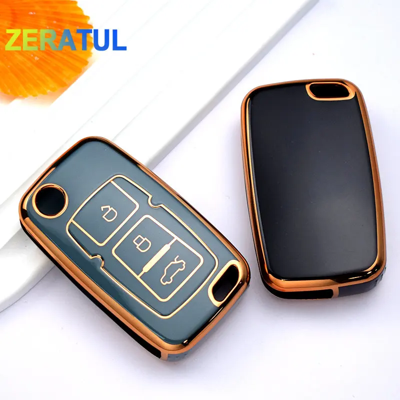 Car Remote Key Case Cover Folding Shell Fob Keychain For Geely Emgrand EU 7 EC7 EC715 EC718 EC7-RV EC715 EC718-RV GC5 GC6 EC8 SL